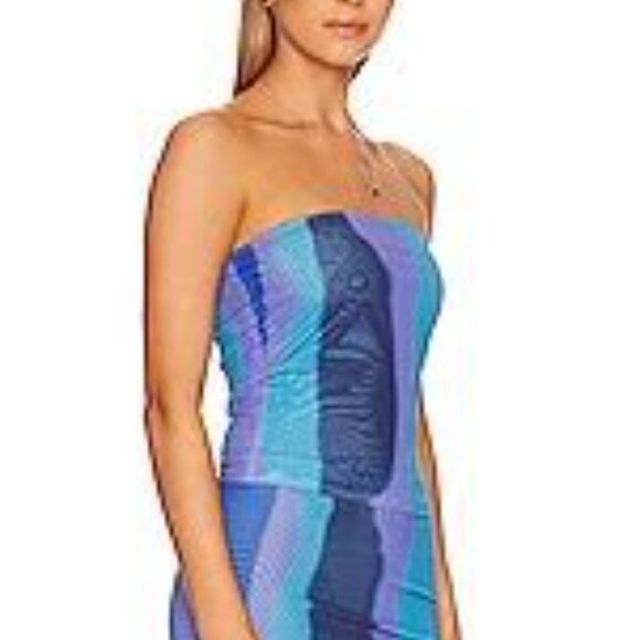 SNDYS Yasmin Top in Blue and Purple Ombre NWT Size M Super Cute - Picture 1 of 11